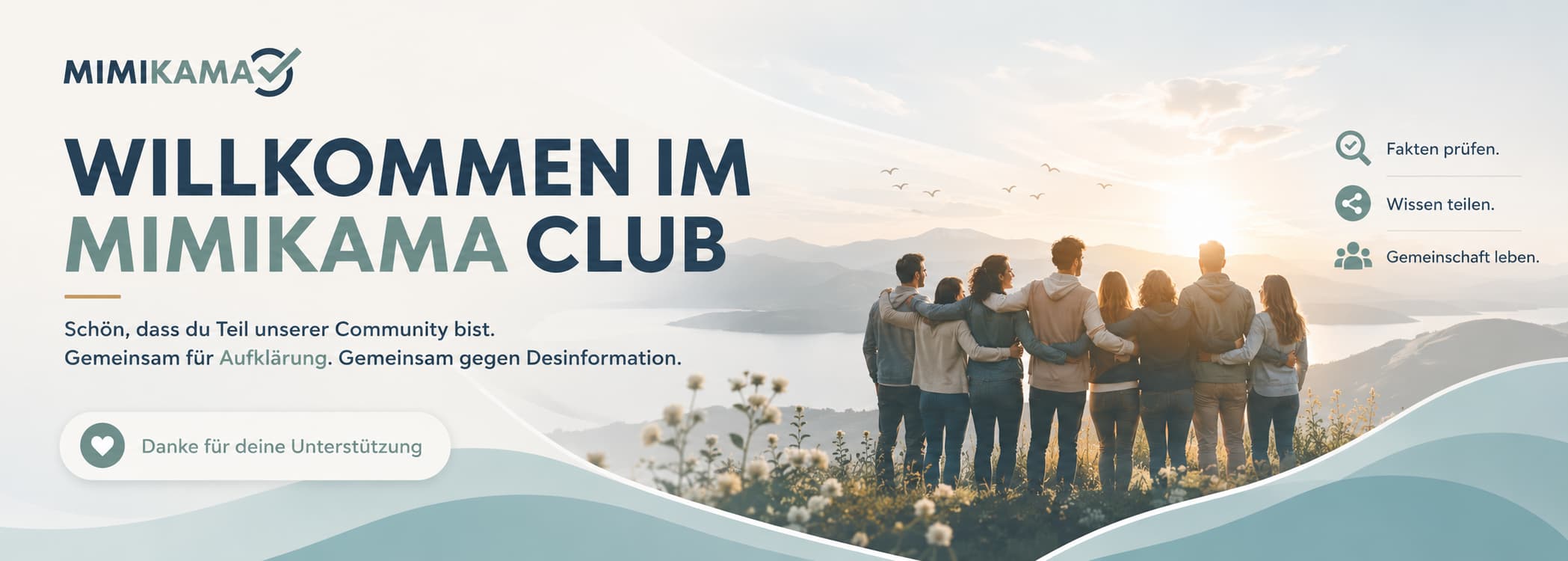 Willkommen im Mimikama-Club